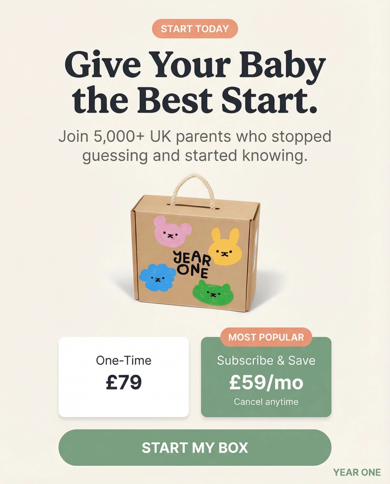 Monthly Developmental Box | Expert - curated toys, guides & community - Year One